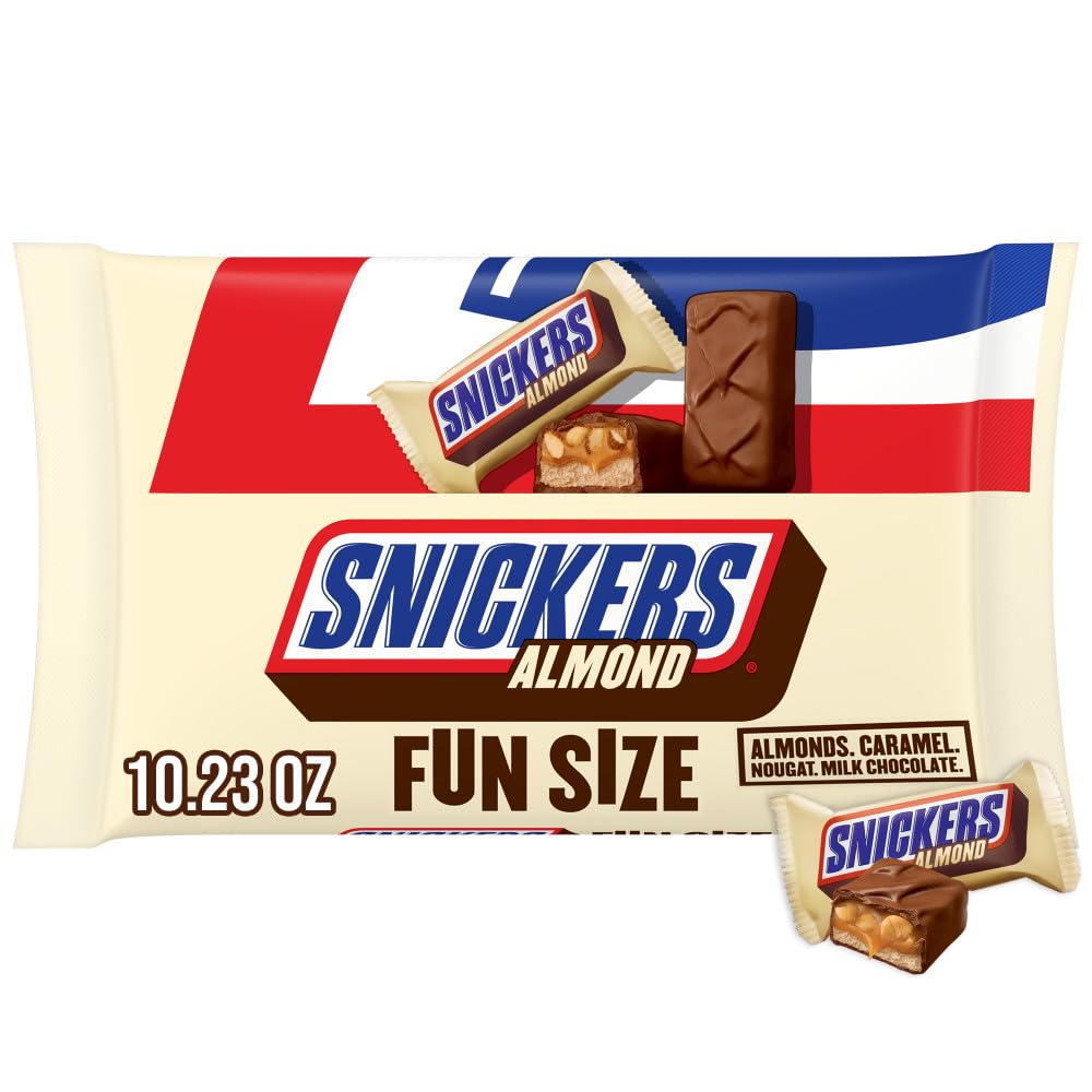 Amazon.com : SNICKERS Almond Fun Size Chocolate Bars Individually